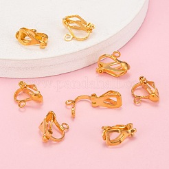Bagues d'oreilles unies en laiton&nbsp;EC109-G