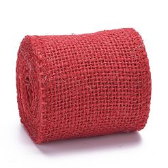 Rouleaux de lin en dentelle&nbsp;DIY-WH0023-09O