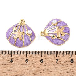 304 Edelstahl-Emaille-Anhänger&nbsp;STAS-Q119-27G-03