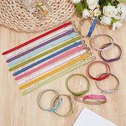 20 Stück Uhrenarmbänder aus PU-Leder in 10 Farben&nbsp;AJEW-CY0002-89