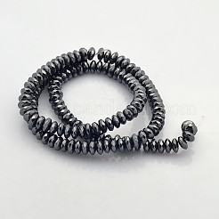 Electroplate non magnetici ematite sintetico fili di perline&nbsp;G-J208C-M