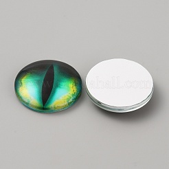 Cabochon luminosi con occhi in vetro autoadesivi&nbsp;DIY-WH0304-941C-46