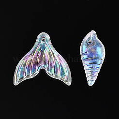 Transparente Acrylperlen mit Ozeanmotiv&nbsp;TACR-T028-69-01F