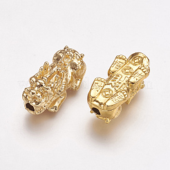 Feng Shui echte 24 Karat vergoldete Legierungsperlen&nbsp;X-PALLOY-L205-03G