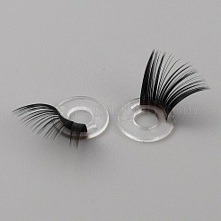 Wimpern aus Acrylpuppe&nbsp;DOLL-WH0005-05