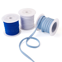 3 Farben flache elastische Polyesterschnur&nbsp;EC-TA0001-04
