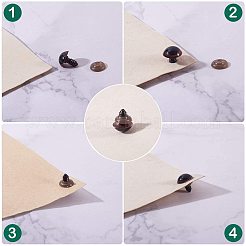 Handwerk Kunststoff-Puppe Augen Stofftier Augen&nbsp;DIY-PH0024-99