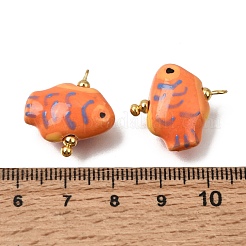 Handgemachte Porzellan-Anhänger&nbsp;PR-CBA0027-10G-07