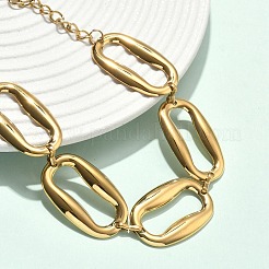 Bracelets à maillons ovales en acier inoxydable 304 pour femmes&nbsp;BJEW-D456-05G
