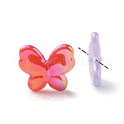 Placage uv arc-en-ciel irisé imitation gelée perles acryliques&nbsp;OACR-K003-012