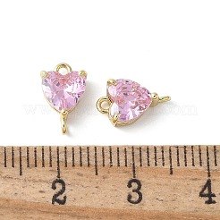 Verbindungsanhänger aus Messing mit kubischem Zirkonia-Pavé&nbsp;KK-F892-53G-10