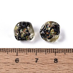 Perles vernissées de sable d'or manuelles &nbsp;LAMP-Q039-03E