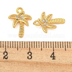In ottone con pendenti in zirconi chiari&nbsp;KK-N254-23G