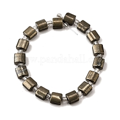 Natürliche Pyrit Perlen Stränge&nbsp;G-Z087-D02