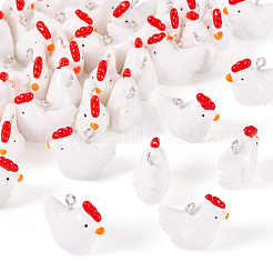 Pendentifs en résine opaque&nbsp;X1-RESI-S356-068
