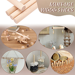 Bâtons de bois&nbsp;WOOD-WH0002-64C