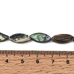 Colliers de perles en nacre d'ormeau naturelle&nbsp;SH-CBA69D1-01