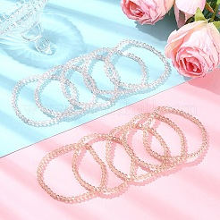 5 Stück Stretch-Armband-Set mit Glasperlen&nbsp;BJEW-YW00003-01
