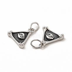 Pendentifs en acier inoxydable 304 avec placage ionique (IP)&nbsp;STAS-M089-24AS