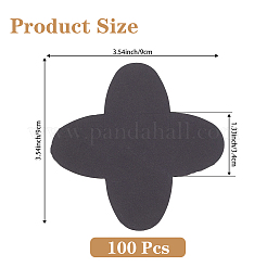 Espaciador de chocolate con papel kraft en forma de cruz&nbsp;AJEW-CN0004-83B