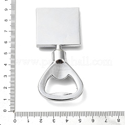 Cabochon-Komponente für Flaschenöffner aus Zinklegierung&nbsp;LS-PALLOY-D312-01P-04