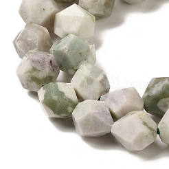 Natürliche Frieden Jade Perlen Stränge&nbsp;G-K382-A15-02