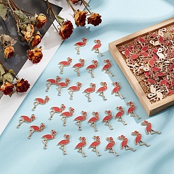 100pcs pendentifs en émail en alliage&nbsp;ENAM-GO0001-12