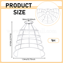 Rock aus Polyester und Stahldraht&nbsp;DIY-WH0591-493A