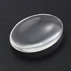 Cabochons di vetro&nbsp;GLAA-WH0032-30