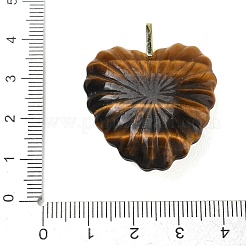 Pendenti naturali intagliati in occhio di tigre&nbsp;G-C276-01G-11