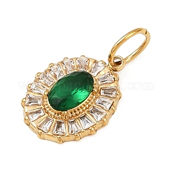 Pendentifs en acier inoxydable 304 micro pavés de zircones cubiques&nbsp;STAS-K307-10G