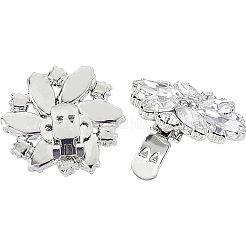 Schuhclip-Zubehörse aus Legierung mit Strassen&nbsp;FIND-FG0001-02P