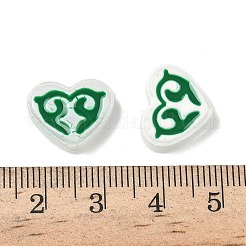 Perles de verre teintées et cuites au four&nbsp;LAMP-D004-02C