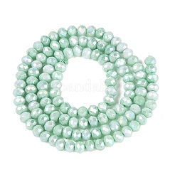 Fili di perline di vetro rondelle tinte antiossidante&nbsp;EGLA-T021-3mm-17-08