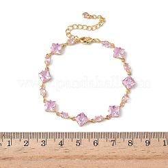 Gliederkettenarmbänder aus Messing&nbsp;BJEW-D378-07G