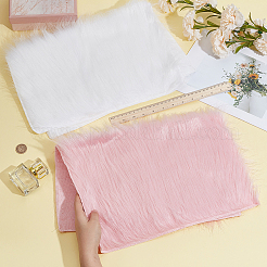 2 Stück 2 Farben Plüschstoff für DIY-Bastelarbeiten&nbsp;DIY-CN0009-94