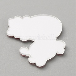 Weihnachtliche Acryl-Cabochons&nbsp;SACR-WH0011-05F