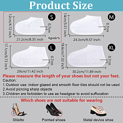Fundas de silicona silenciosas y antideslizantes para zapatos&nbsp;AJEW-WH0348-952A