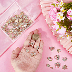 60 stücke 20 stile legierung strass anhänger&nbsp;FIND-PH0027-87