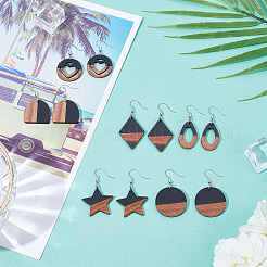 Kits de fabrication de boucles d'oreilles bricolage&nbsp;DIY-SC0001-92P