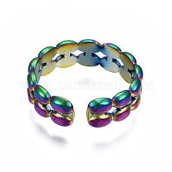 Anneaux de manchette creux&nbsp;RJEW-N038-031