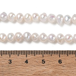 Hebras de perlas de agua dulce cultivadas naturales&nbsp;PA-CBAC463-07
