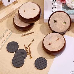 Runde Möbelbeine aus Holz&nbsp;FIND-WH0199-412C