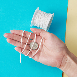 Bande élastique ronde en polyester et spandex pour boucle d'oreille&nbsp;OCOR-TA0001-08-50m