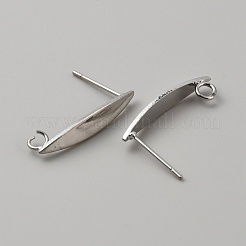 Accessoires de clous d'oreilles en laiton&nbsp;FIND-WH0110-705