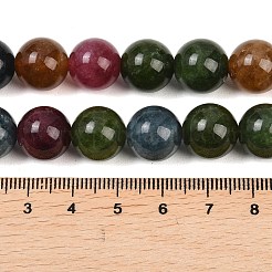 Natürliche grüne Jade Imitation Turmalin Perlen Stränge&nbsp;G-B046-08D-12mm