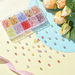 540pcs 9 Farben transparente Glasperlen&nbsp;GLAA-YW0004-01