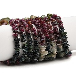 Fili di perline di tormalina multicolore naturale sfumata&nbsp;G-D108-A01-02