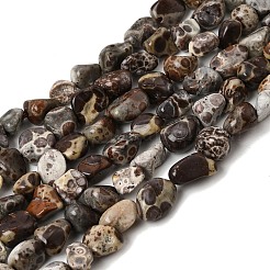 Chapelets de perles de jaspe en peau de léopard naturel&nbsp;GG-CBAC13F-A01-01