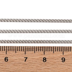 Chaîne torsadée en laiton plaqué crémaillère&nbsp;KK-Z070-31P